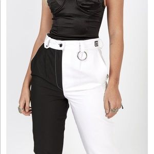 SALE❗️Love Too True Yin & Yang black white trouser